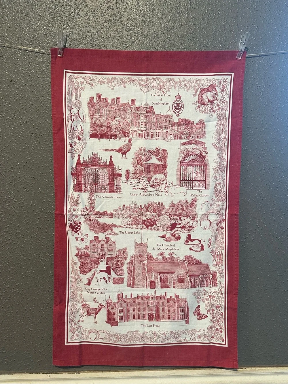 Countryside Art Scenic Tea Towel
